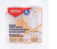 COPY OF Kitchen towels, cellulose, OFFICE PRODUCTS, 2-ply, 50 sheets, 9.25 m, 2pcs., white