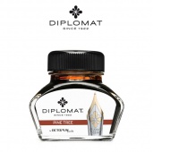 Atrament do piór wiecznych DIPLOMAT, w kałamarzu, 30 ml, brązowy