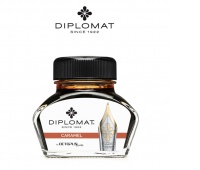 Atrament do piór wiecznych DIPLOMAT, w kałamarzu, 30 ml, karmelowy