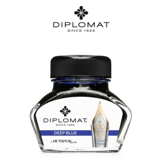 Fountain pen ink DIPLOMAT, in the inkwell, 30 ml, ultramarine blue