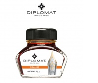 Atrament do piór wiecznych DIPLOMAT, w kałamarzu, 30 ml, pomarańczowy