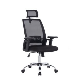 Fotel biurowy OFFICE PRODUCTS Mykonos, czarny, Krzesła i fotele, Wyposażenie biura