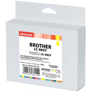 Ink OP K Brother LC-985Y (for DCP-J125), yellow