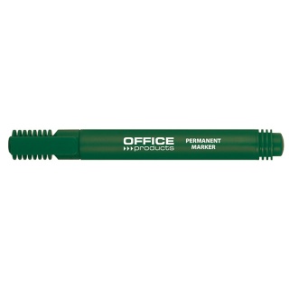 Marker permanentny OFFICE PRODUCTS, okrągły, 1-3mm (linia), zielony, Markery, Artykuły do pisania i korygowania