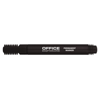 Marker permanentny OFFICE PRODUCTS, okrągły, 1-3mm (linia), czarny, Markery, Artykuły do pisania i korygowania