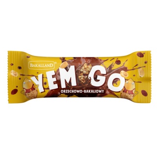 Bar Yemgo chocolate-covered nuts and nuts, Bakalland, 40g