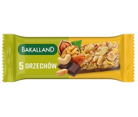 Cereal bar Ba!, 5 nuts, Bakalland, 40g