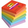 Karteczki samoprzylepne Post-it® Super Sticky, PLAYFUL, 76x76mm, 6x90 kart., Bloczki samoprzylepne, Papier i etykiety