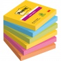 Karteczki samoprzylepne Post-it® Super Sticky, CARNIVAL, 76x76mm, 6x90 kart., Bloczki samoprzylepne, Papier i etykiety