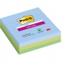 Karteczki samoprzylepne Post-it® Super Sticky XL, OASIS, w linię, 101x101mm, 3x70 kart., Bloczki samoprzylepne, Papier i etykiety