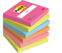 Karteczki samoprzylepne Post-it&reg;, POPTIMISTIC, 76x76mm, 6x100 kart.