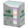 Eco-friendly sticky notes Post-it®, NATURE, pastels, 76x127mm, 16x100 sheets