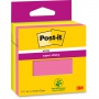 Karteczki samoprzylepne Post-it Super Sticky, 3x45 kart., mix kolorów, Bloczki samoprzylepne, Papier i etykiety