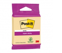 Karteczki samoprzylepne Post-it Super Sticky, 76x76mm, 45 kart., ż&oacute;łte