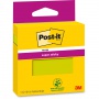 Karteczki samoprzylepne Post-it Super Sticky, 76x76mm, 90 kart., neonowe żółte, Bloczki samoprzylepne, Papier i etykiety