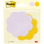 Sticky notes Post-it, Flower, 72,5x72,5mm, 2x75 sheets
