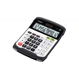 Kalkulator wodoodporny CASIO WD-320MT-B, 12-cyfrowy, 144,5x194,5mm, kartonik, biały, Kalkulatory, Urządzenia i maszyny biurowe