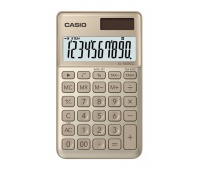 Kalkulator kieszonkowy CASIO SL-1000SC-GD-B, 10-cyfrowy, 71x120mm, kartonik, złoty