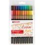 Pen brush e-1340 EDDING, 1-3mm, set 20, color mix