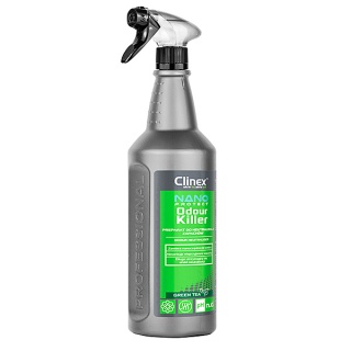 Preparat do neutralizacji zapachów CLINEX Nano Protect Silver Odour Killer 1L 70-351, green tea, Odświeżacze i dozowniki, Artykuły higieniczne i dozowniki