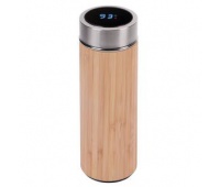 Termos Bamboo ze zintegrowanym termometrem cyfrowym, 400 ml