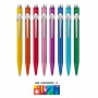 Długopis CARAN D'ACHE 849 Colormat-X, M, zielony, Długopisy, Artykuły do pisania i korygowania