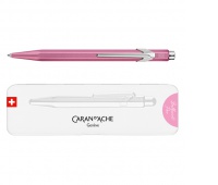 Długopis CARAN D'ACHE 849 Colormat-X, M, w pudełku, różowy