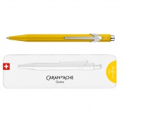 Długopis CARAN D'ACHE 849 Colormat-X, M, w pudełku, ż&oacute;łty