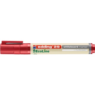 Whiteboard marker e-29 EDDING EcoLine, 1-5 mm, red