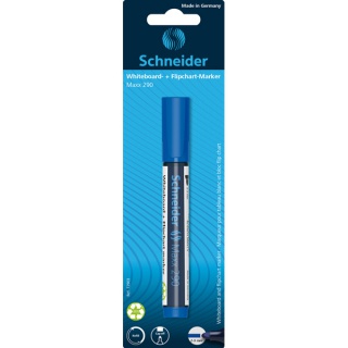 Whiteboard marker SCHNEIDER Maxx 290, round, 2-3mm, blister, blue