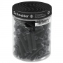 Pen cartridges SCHNEIDER, plastic jar, 100 pcs, black