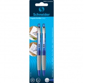 Długopis automatyczny SCHNEIDER Loox, 2szt., blister, niebieski