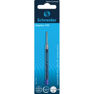 Pen refill SCHNEIDER Express 735 F, 0,7mm, blister, blue