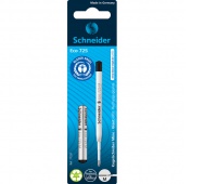 Wkład eco 725 do długopisu SCHNEIDER, M, 2 szt., blister, czarny