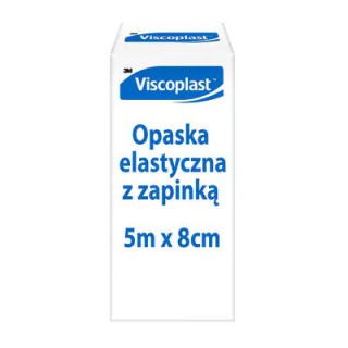 Elastic band with clasp VISCOPLAST, 8cmx5m, Plasters, First Aid Kits, Cleaning & Janitorial Supplies and Dispensers