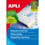 Universal labels APLI, 48,5x25,4mm, rectangular, white 100 sheets
