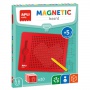 Magnetic board APLI Kids, L, with stylus, 10 cards with 20 drawings