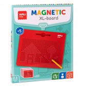 Magnetic board APLI Kids, XL, with stylus, 10 cards with 20 drawings