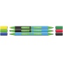 Zestaw SCHNEIDER LINK-IT Office Set, długopis i zakreślacz w jednym, pudełko, 6szt., mix kolorów, Cienkopisy, Artykuły do pisania i korygowania