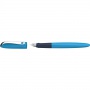Fountain pen SCHNEIDER Wavy, in a box with a pendant, blue