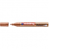 Glossy oil marker e-750 EDDING, 2-4 mm, copper