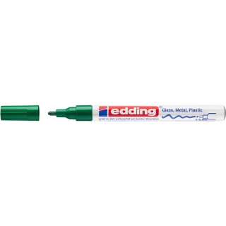 Glossy oil marker e-751 EDDING, 1-2 mm, green