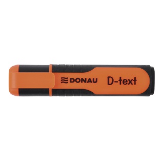 Zakreślacz DONAU D-Text, 1-5mm (linia), eurozawieszka, pomarańczowy, Textmarkery, Artykuły do pisania i korygowania