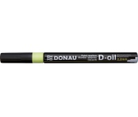 Oil Marker DONAU, 2,2mm, hanger, yellow