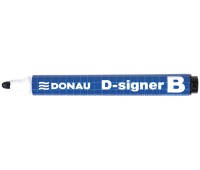 Whiteboard marker DONAU D-Signer, round, 2-4mm (line), pendant, black