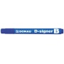 Marker do tablic DONAU D-Signer, okrągły, 2-4mm (linia), zawieszka, niebieski, Markery, Artykuły do pisania i korygowania