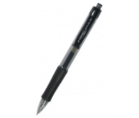 Długopis automatyczny żelowy Q-CONNECT 0,5mm (linia), zawieszka, czarny