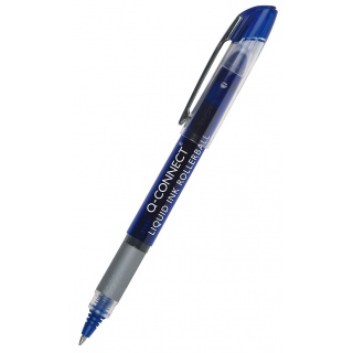 Thin ballpoint pen Q-CONNECT 0,5mm (line), pendant, blue