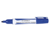 Marker do tablic Q-CONNECT Premium, okrągły, 2-3mm (linia), zawieszka, niebieski
