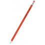 Ołówek drewniany z gumką Q-CONNECT HB, lakierowany, zawieszka, Ołówki, Artykuły do pisania i korygowania